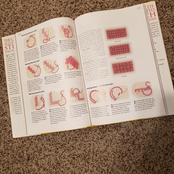 NEW Complete Illustrated Stitch Encyclopedia Crafts Handwork Craft Embroidery - Picture 4 of 6